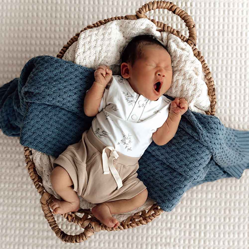 Snuggle Hunny Kids Silver Gum Short Sleeve Organic Bodysuit