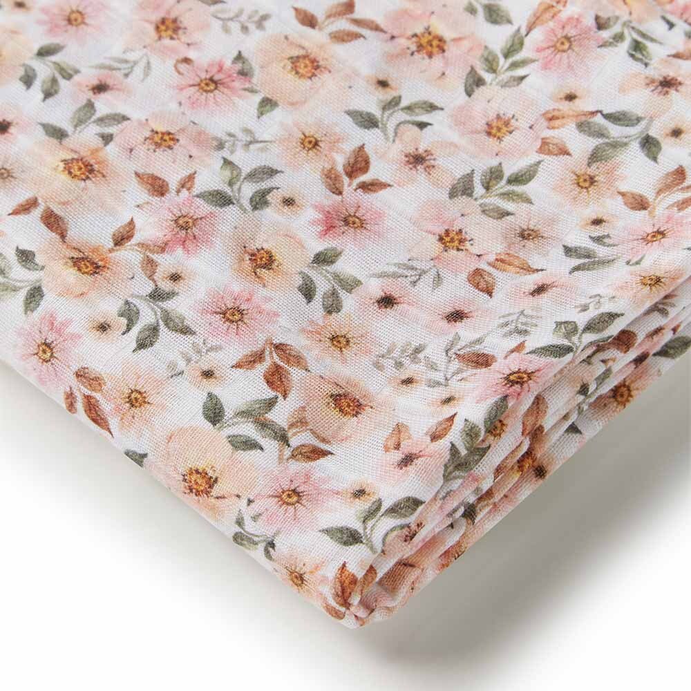Snuggle Hunny Kids Organic Muslin Wrap | Spring Floral