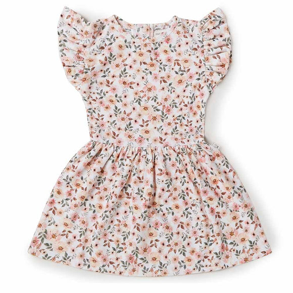 Snuggle Hunny Kids Organic Dress | Spring Floral