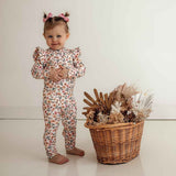 Snuggle Hunny Kids Organic Growsuit | Spring Floral