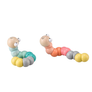 ToysLink Wooden Wiggly Worm