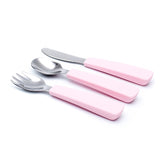 We Might Be Tiny Toddler Feedie Cutlery Set | Powder Pink
