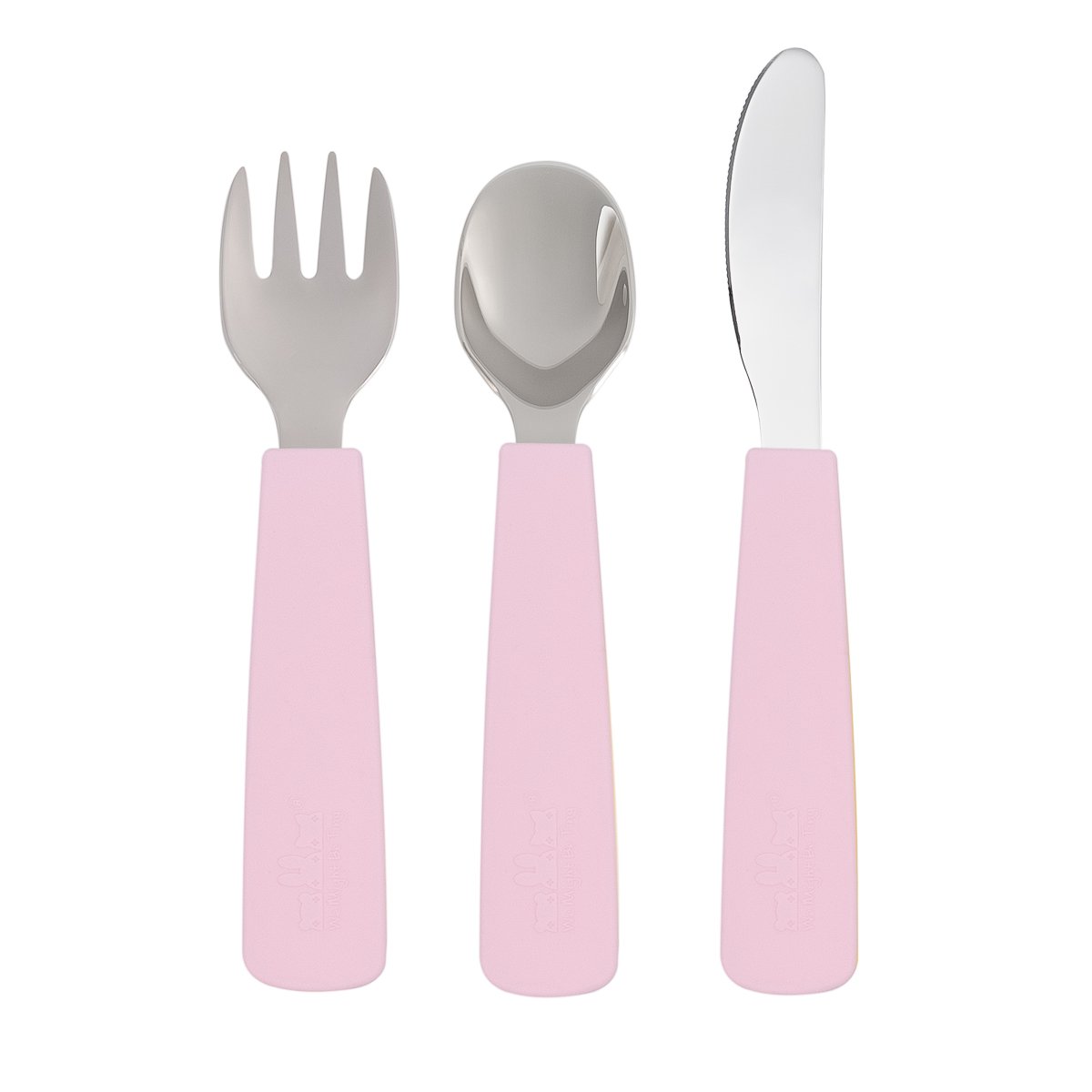 We Might Be Tiny Toddler Feedie Cutlery Set | Powder Pink