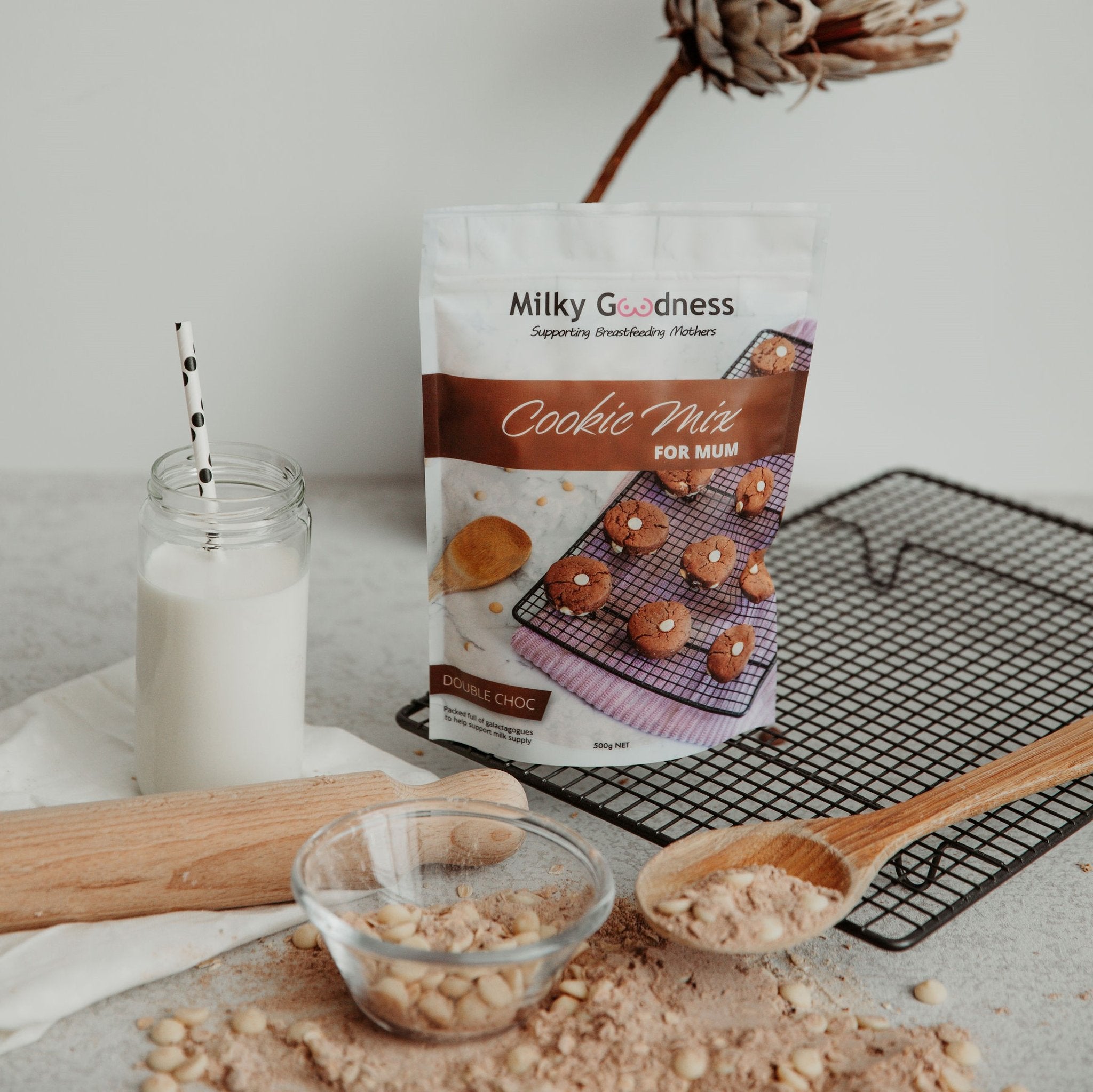 Milky Goodness Double Choc Lactation Cookies Packet Mix