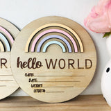 Timber Tinkers Hello World Rainbow | Pastels