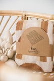 Kiin Organic Cotton Knitted Rainbow Blanket