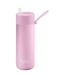 Frank Green Ceramic Reusable Bottle -  20oz | 595ml (Straw Lid)