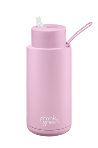 Frank Green Ceramic Reusable Bottle - 34oz | 1L (Straw Lid)