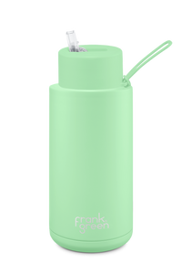 Frank Green Ceramic Reusable Bottle - 34oz | 1L (Straw Lid)