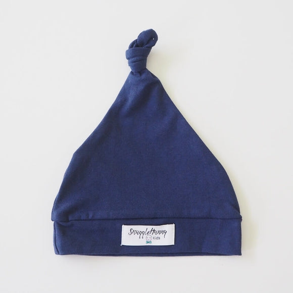 Snuggle Hunny Kids Navy Knotted Beanie