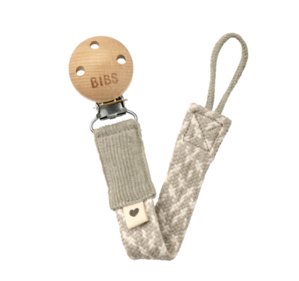 BIBS Paci Braid Dummy Clip