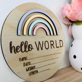 Timber Tinkers Hello World Rainbow | Pastels